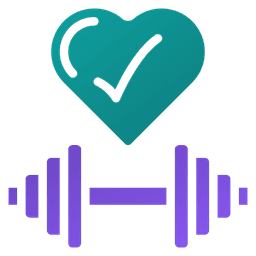 Physical fitness icon